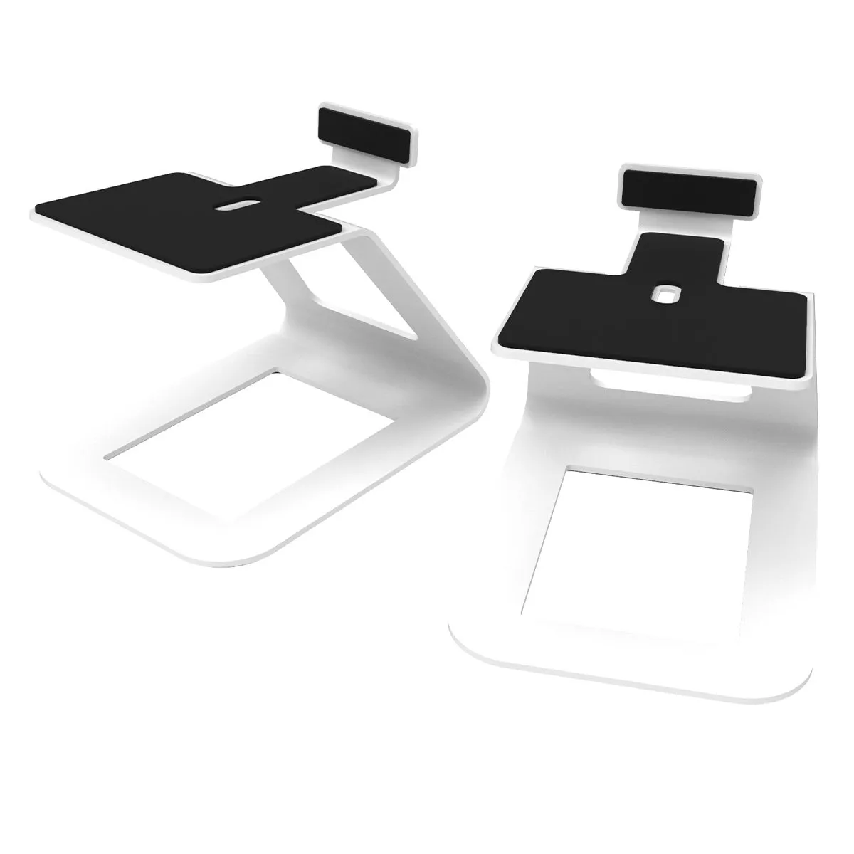 Kanto SE6 Elevated Desktop Speaker Stands for Large Speakers - Pair (White)
