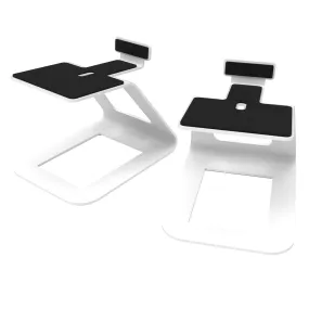Kanto SE6 Elevated Desktop Speaker Stands for Large Speakers - Pair (White)