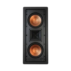 Klipsch R-5502-W II Dual 5.25” 300W Cerametallic cone woofers In-Wall LCR Speaker, White (Refurbished)
