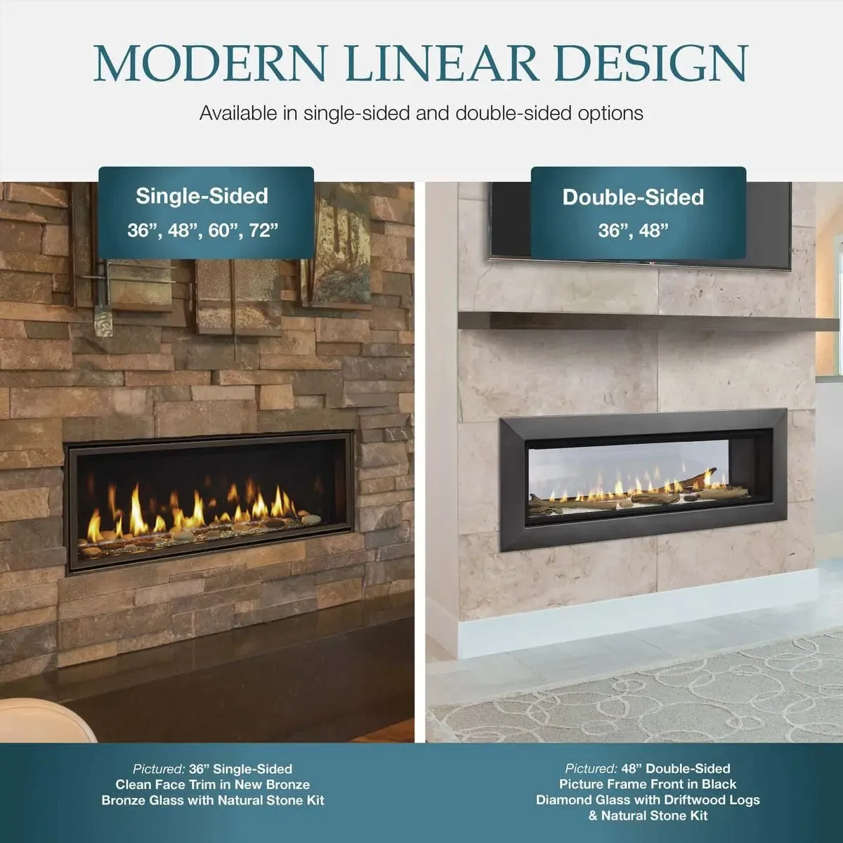 Majestic Echelon II 36" Direct Vent Gas Fireplace ECHEL36IN-C