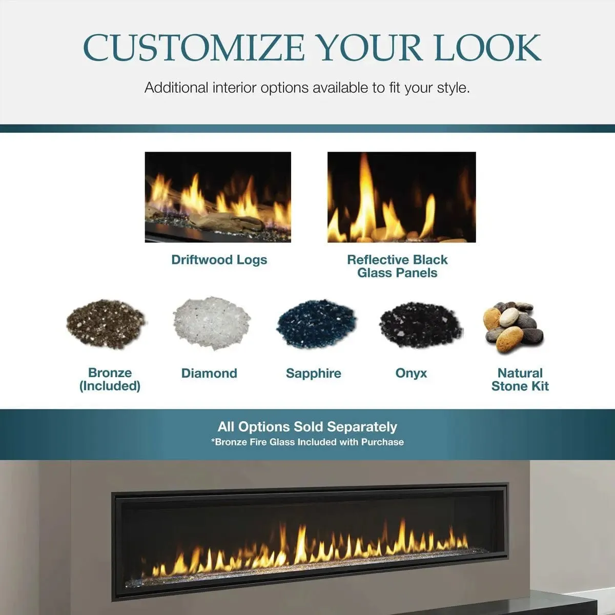 Majestic Echelon II 36" Direct Vent Gas Fireplace ECHEL36IN-C