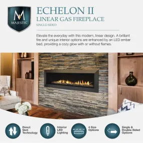 Majestic Echelon II 36" Direct Vent Gas Fireplace ECHEL36IN-C
