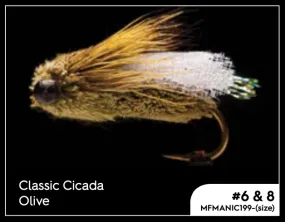 Manic Classic Cicada - Olive #6