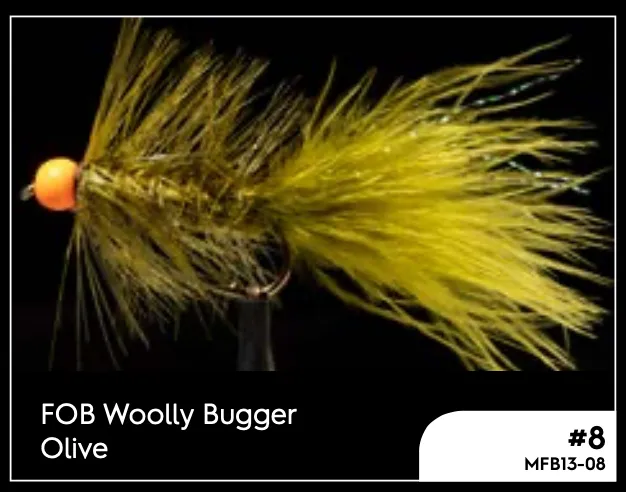 Manic FOB Woolly Bugger Olive #8