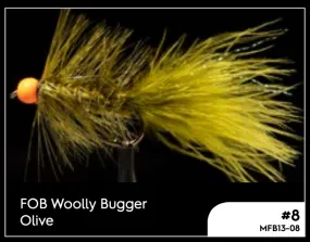 Manic FOB Woolly Bugger Olive #8