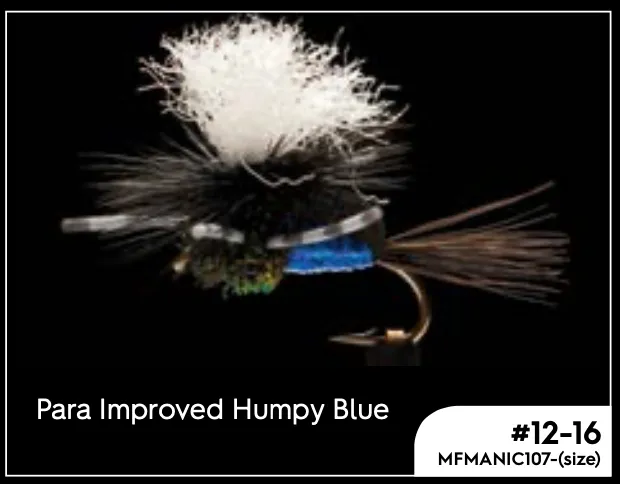 Manic Para Improved Humpy Blue