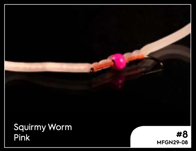 Manic Squirmy Worm - Pink #8