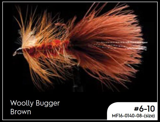 Manic Woolly Bugger - Brown