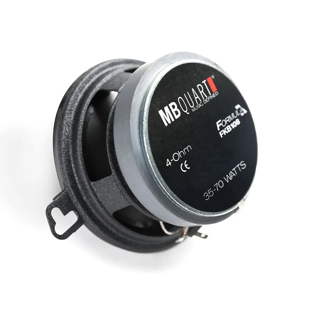 MB Quart FKB108 Formula Series 3.5" 2-Way Coaxial Speakers 70 Watts Black (Pair)