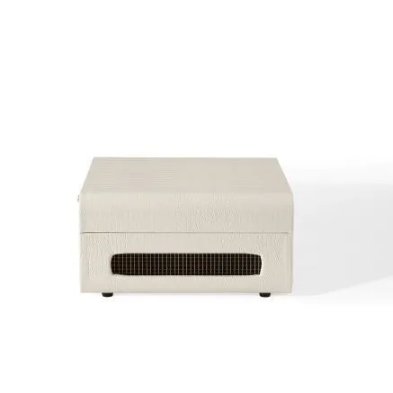 Mercury Portable Turntable - Cream Croc