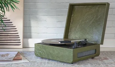 Mercury Portable Turntable - Forest Green