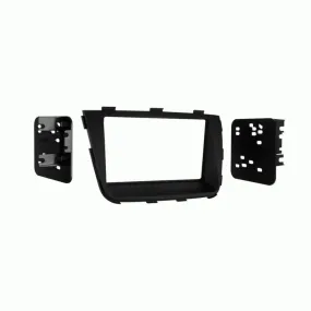 Metra 95-7355B Black Double DIN Stereo Dash Kit for 14-up Kia Sorento