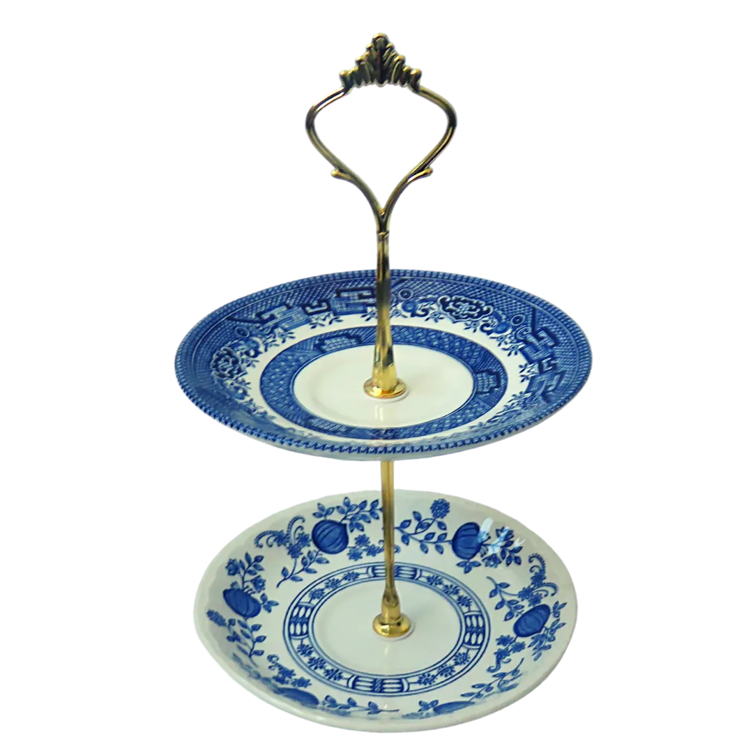 MINI BLUE PLATE STAND #06