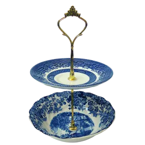MINI BLUE PLATE STAND #07