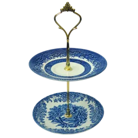MINI BLUE PLATE STAND #08