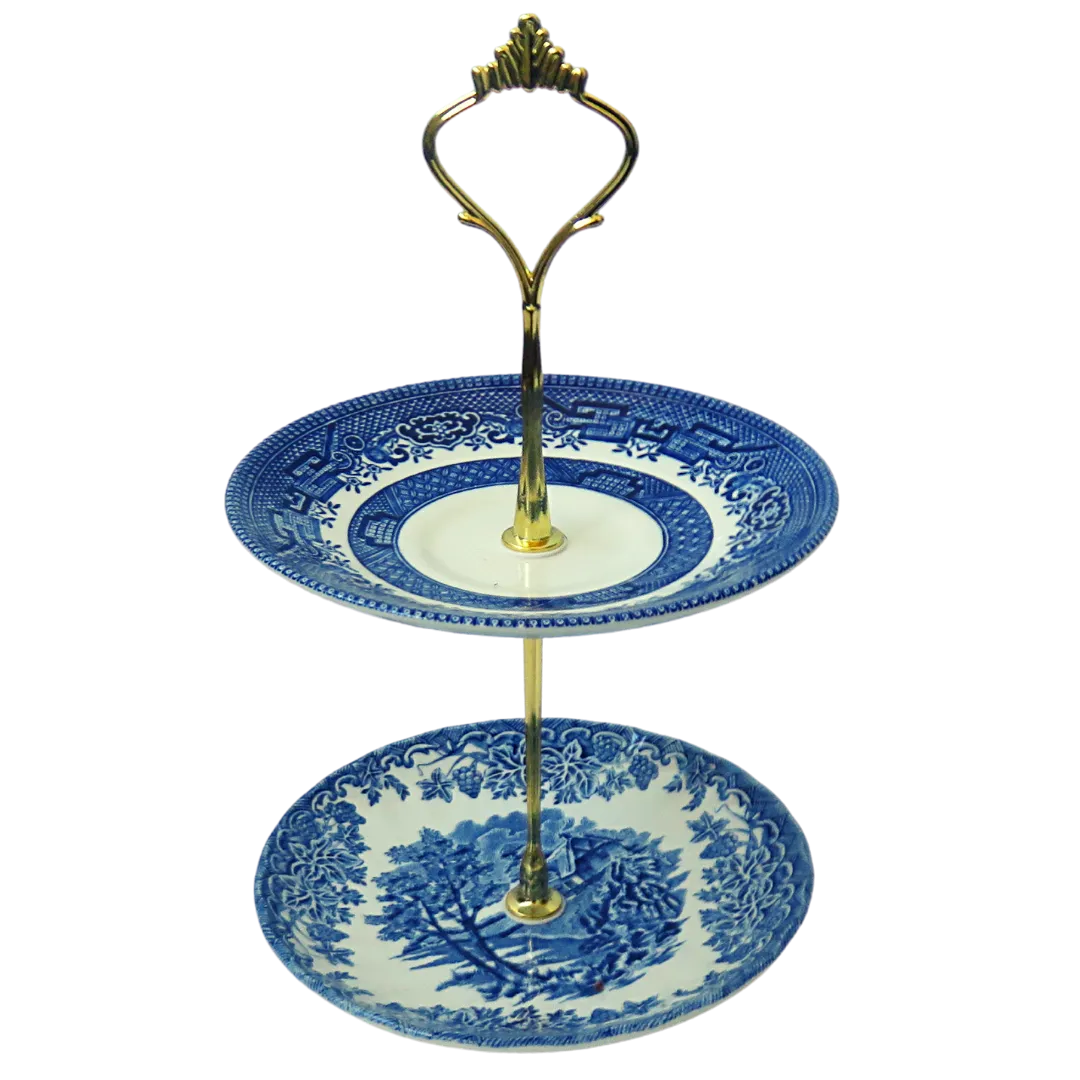 MINI BLUE PLATE STAND #08