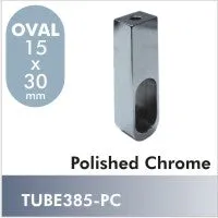 Novara Oval Flange, Polished Chrome 845-PC