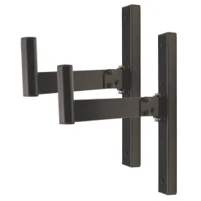 On-Stage SS7323B Wall Mount Speaker Bracket, Pair (100lbs Max)