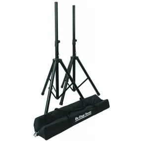 On-Stage SSP7750 Compact Speaker Stand Pack 2 Stands with Bag (37" - 60" H)