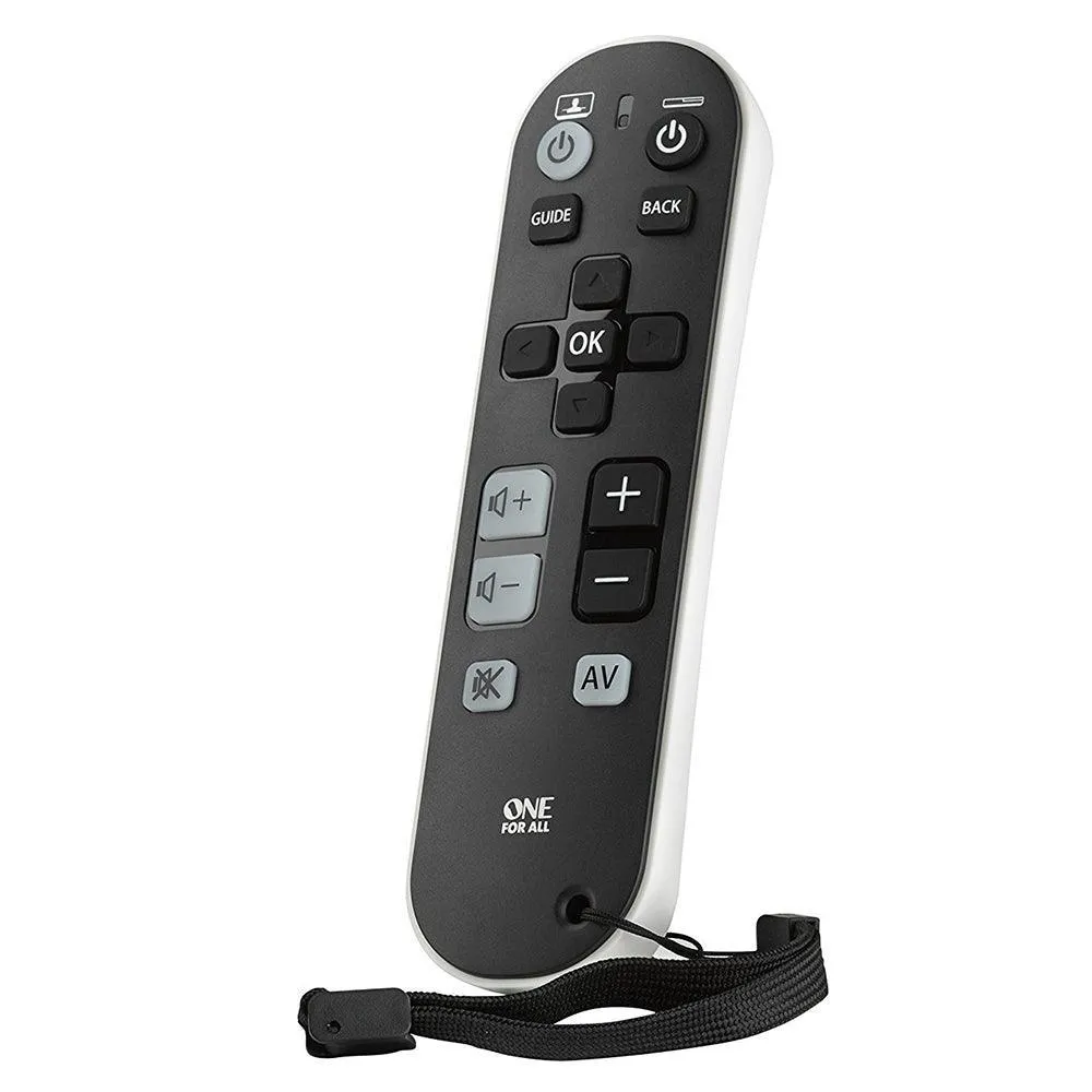 One For All TV Zapper Universal Remote Control - URC6810 | Black