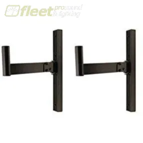 Onstage SS7323B Speaker Wall Mount Speaker Bracket with Tilt -Pair Black