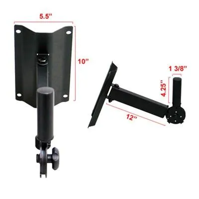 Pair of PA/DJ Wall Speaker Stand Mounts