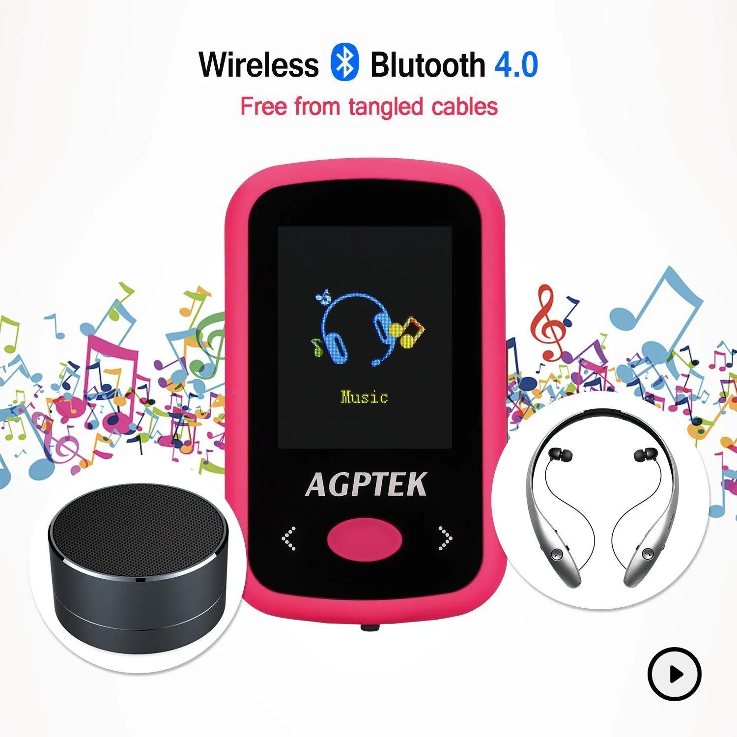 Portable Lossless HiFi Sound Music 8G Bluetooth MP3 Player