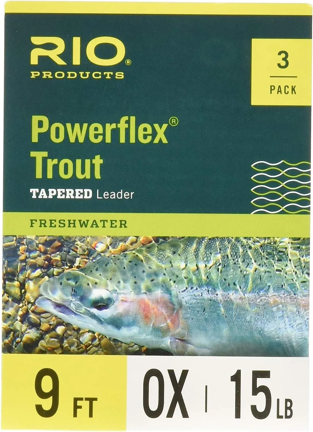 POWERFLEX TROUT LEADER - 3 PACK