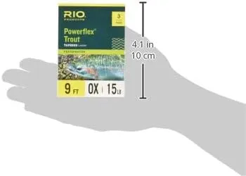 POWERFLEX TROUT LEADER - 3 PACK