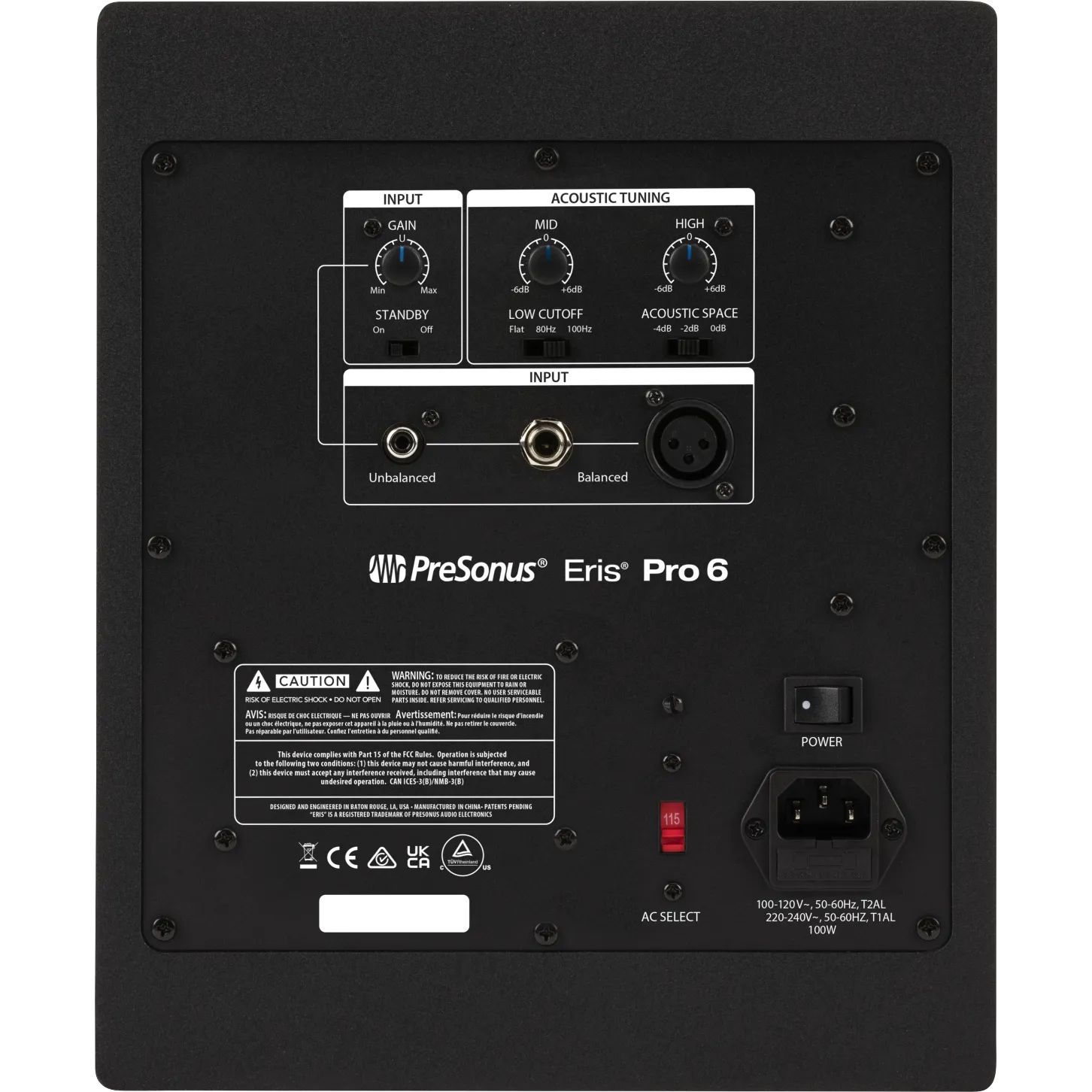 Presonus 2777500130 Eris Pro 6 Coaxial Studio Monitor