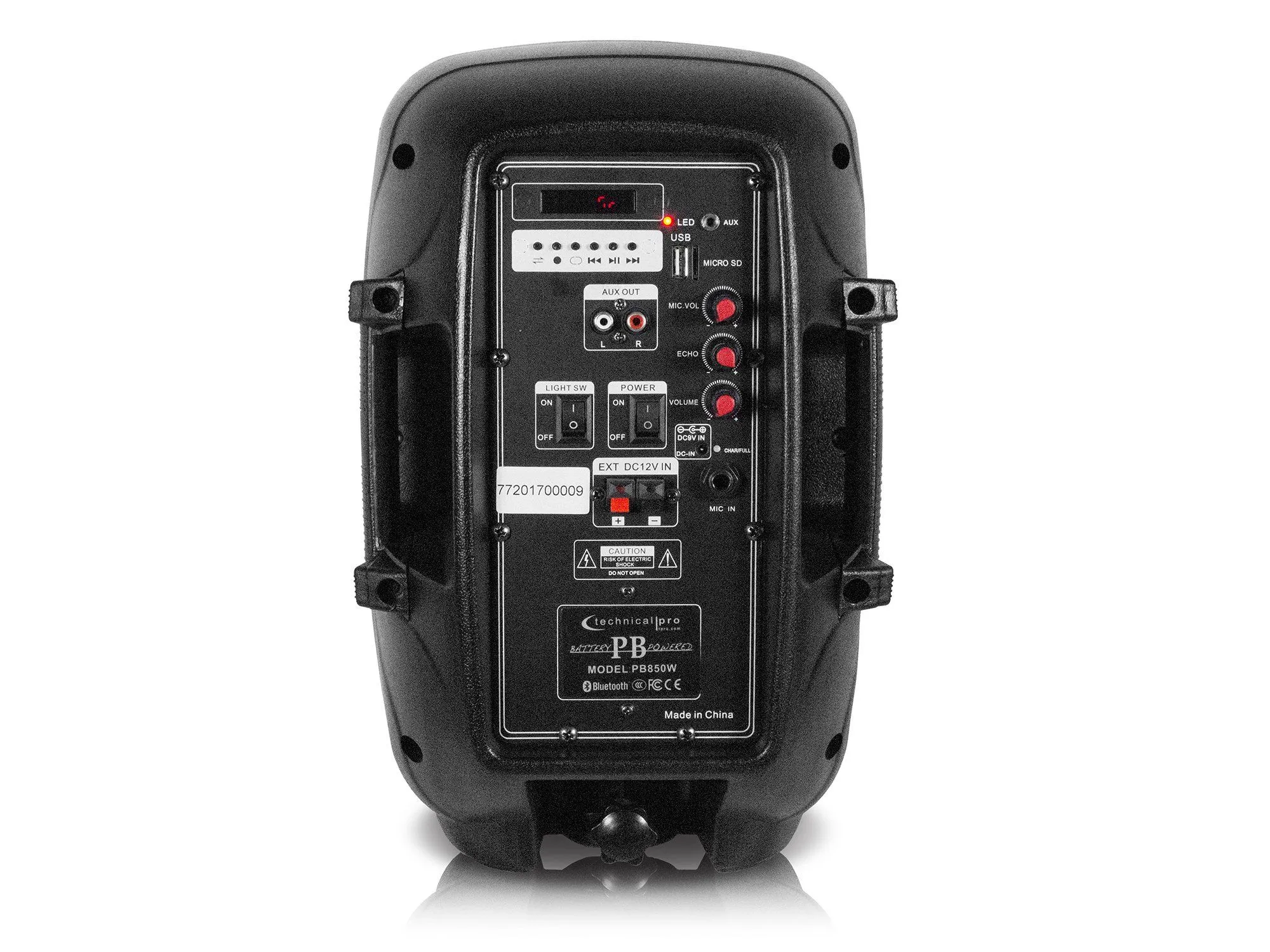 Rechargeable Bluetooth® LED Active Loudspeaker