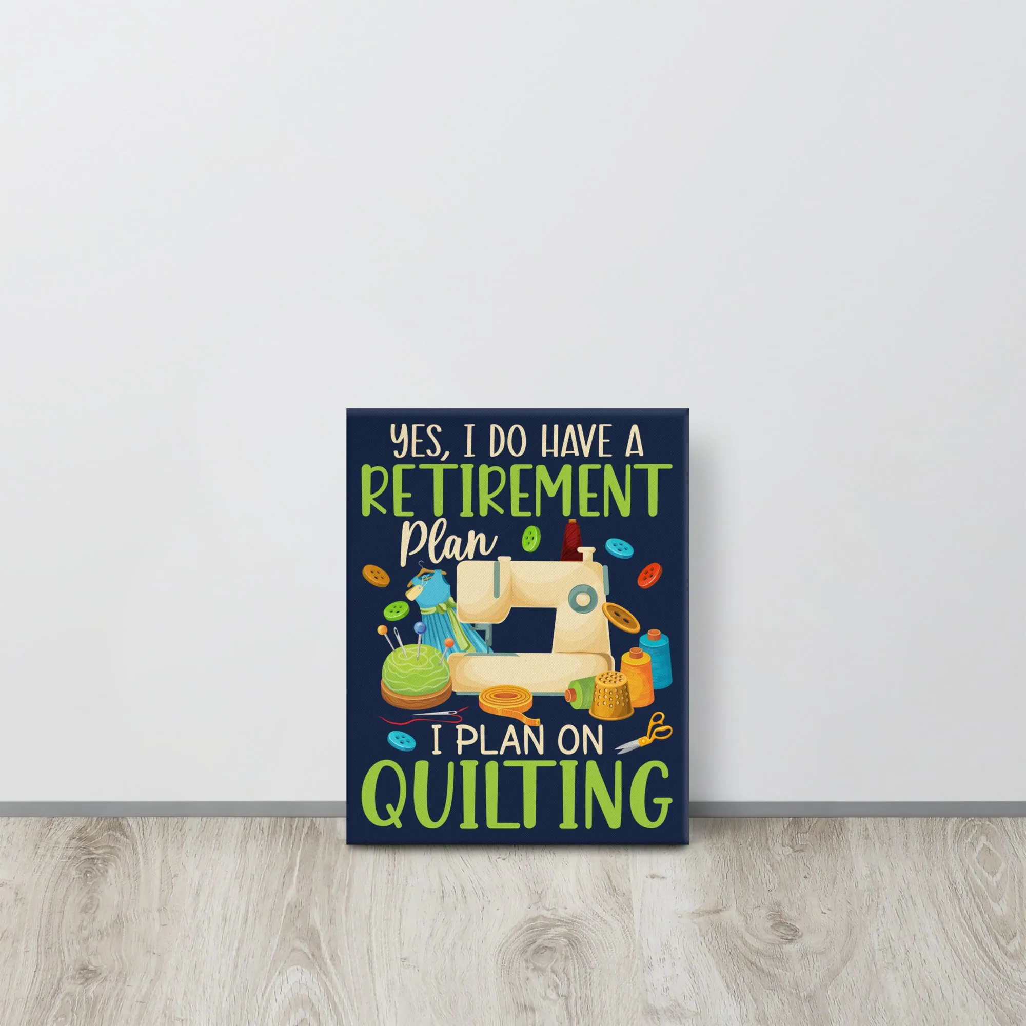 Retirement Plan Canvas Print