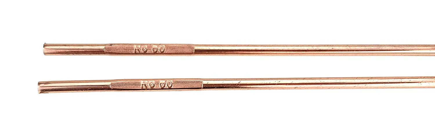RG-60 Copper Coated - Oxy-Acetylene Carbon Steel Welding Rod (R60) - 36"