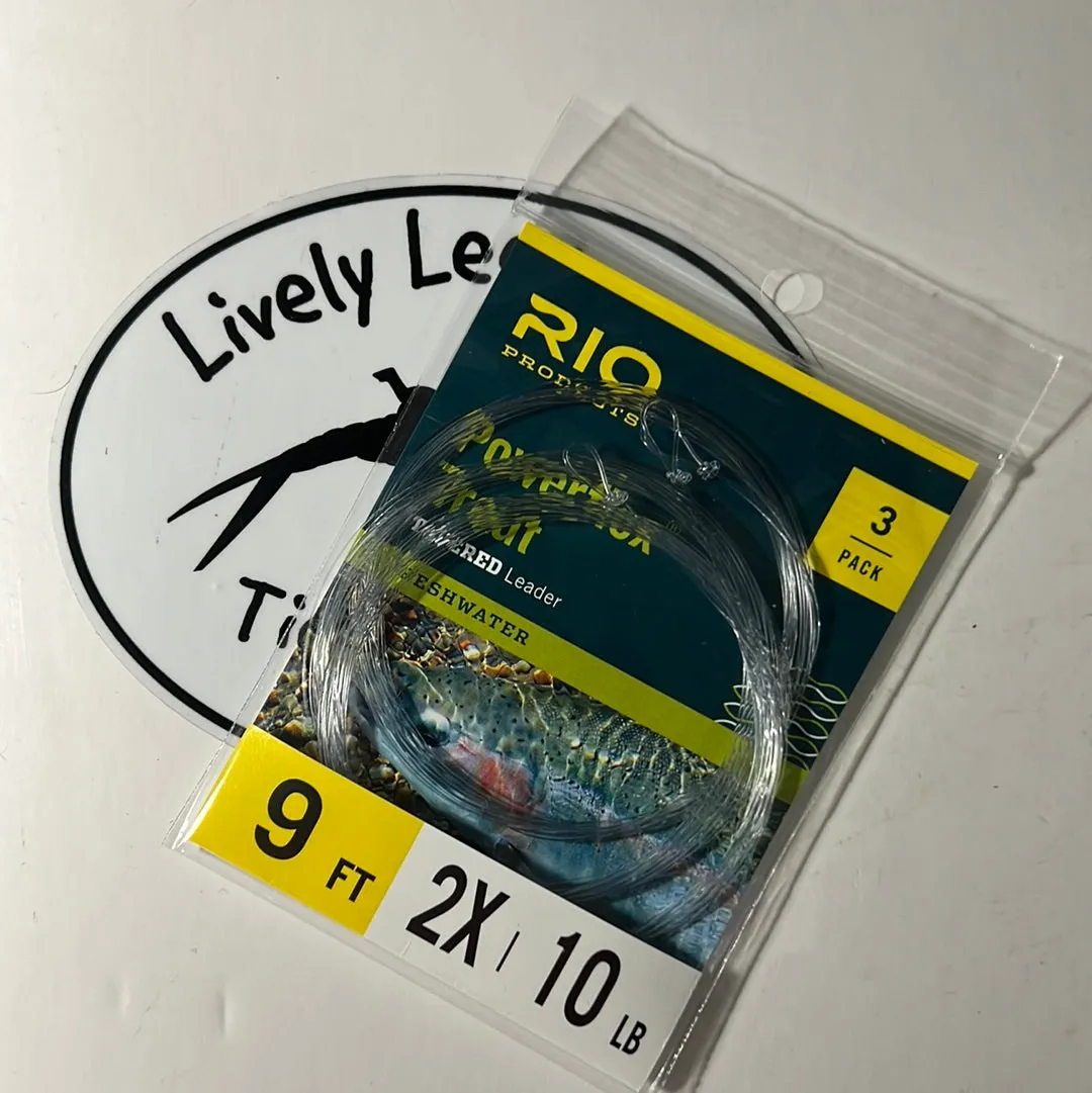 Rio Powerflex Trout Leaders 3 Pack