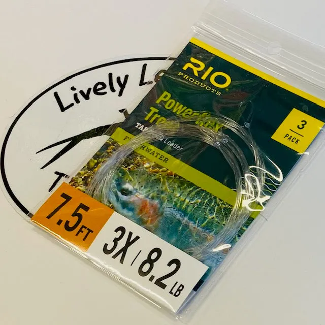 Rio Powerflex Trout Leaders 3 Pack