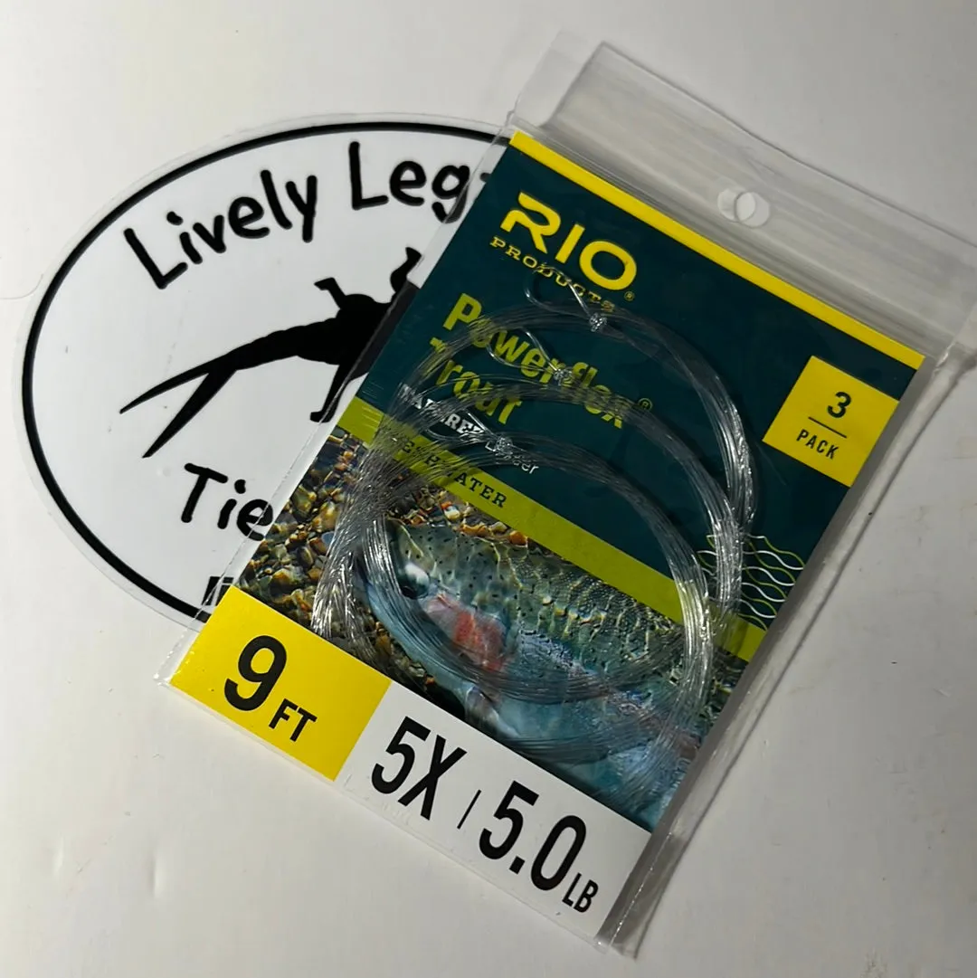 Rio Powerflex Trout Leaders 3 Pack