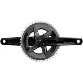Rival AXS Bicycle Crankset with Quarq Power Meter - 170mm, 12-Speed, 48/35t Yaw, 107 BCD, DUB Spindle Interface, D1