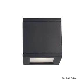Rubix LED Wall Light in Black
