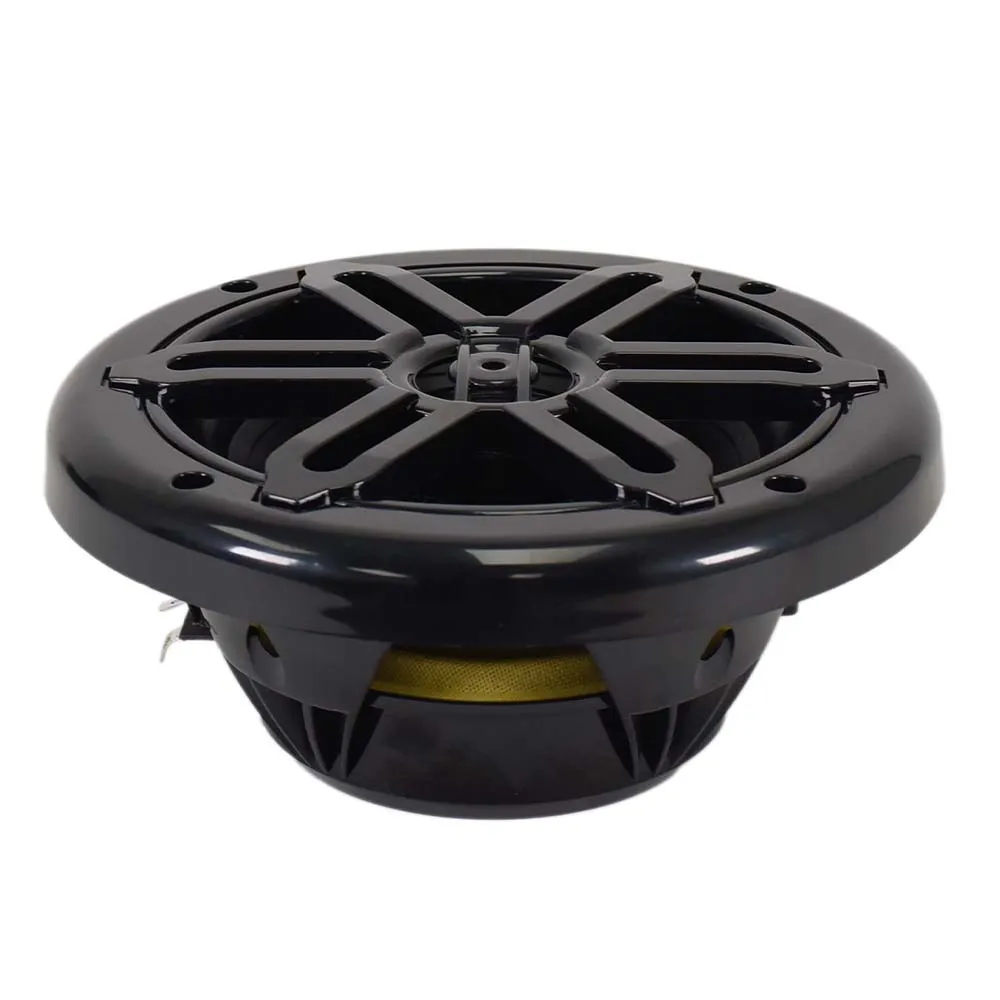 SA-65M01B - Pair of Black 6.5 Inch 150 Watt 2-Way Waterproof Boat/Marine Speakers - 300 Watts Total