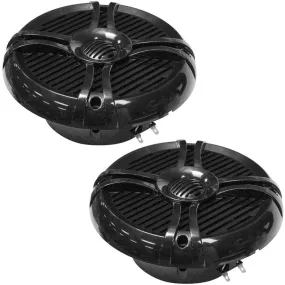 SA-MS65B - Pair of 400 Watt 6.5 Inch 2-Way Waterproof Boat/Marine Speakers - 800 Watts Total