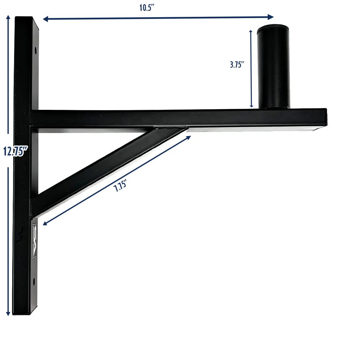 SA-SWMF - Heavy Duty Wall Mount PA/DJ Speaker Bracket - 80lb Capacity