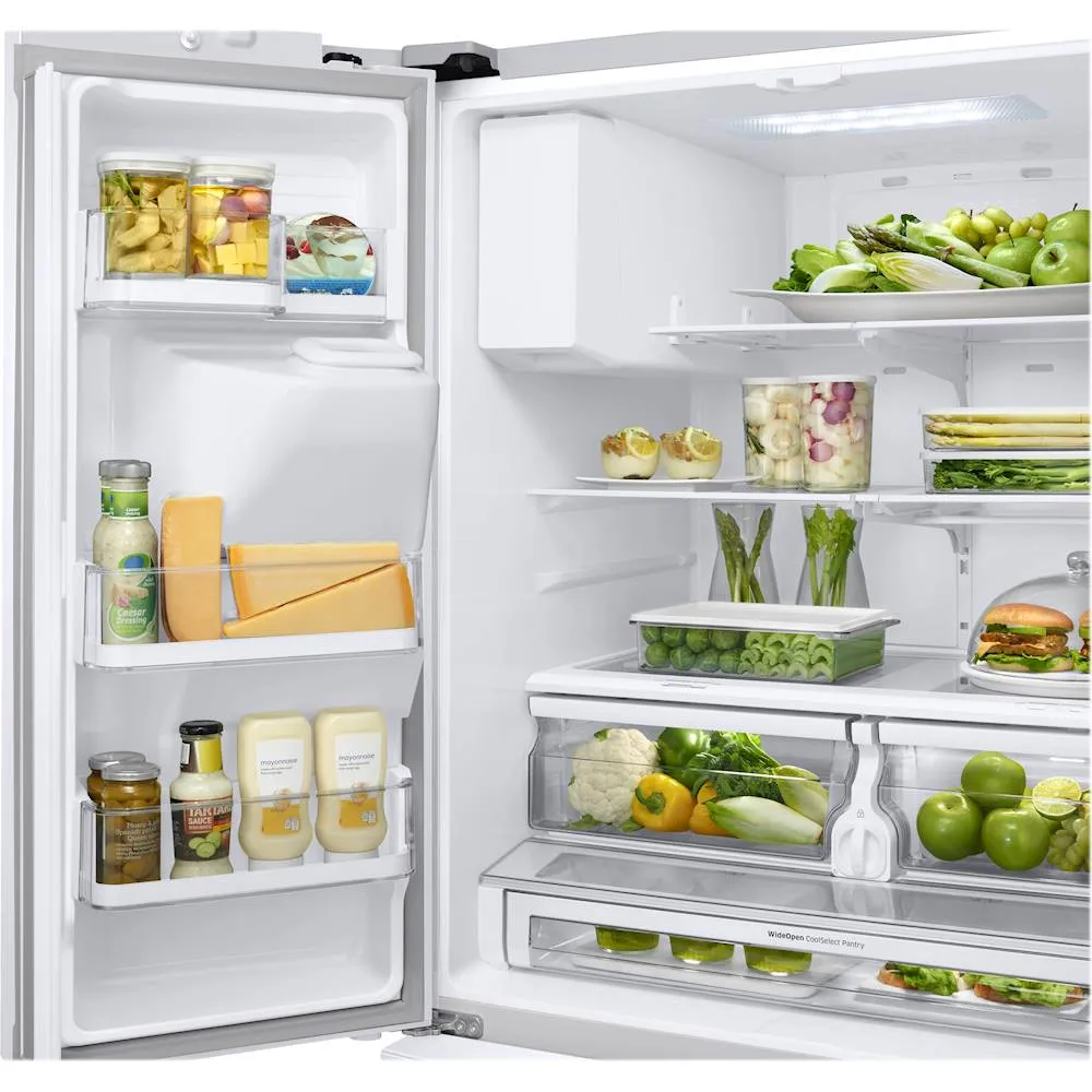 Samsung - 28 Cu. Ft. French Door Refrigerator with CoolSelect Pantry™ - White