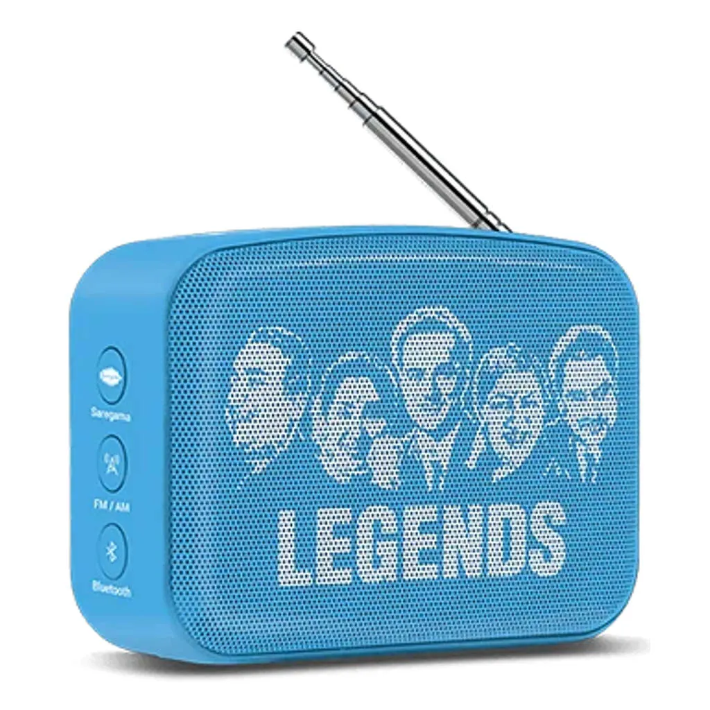 Saregama Carvaan Mini 2.0 Portable Bluetooth Speaker With Hindi Songs Skyline Blue SCM04/MR0008
