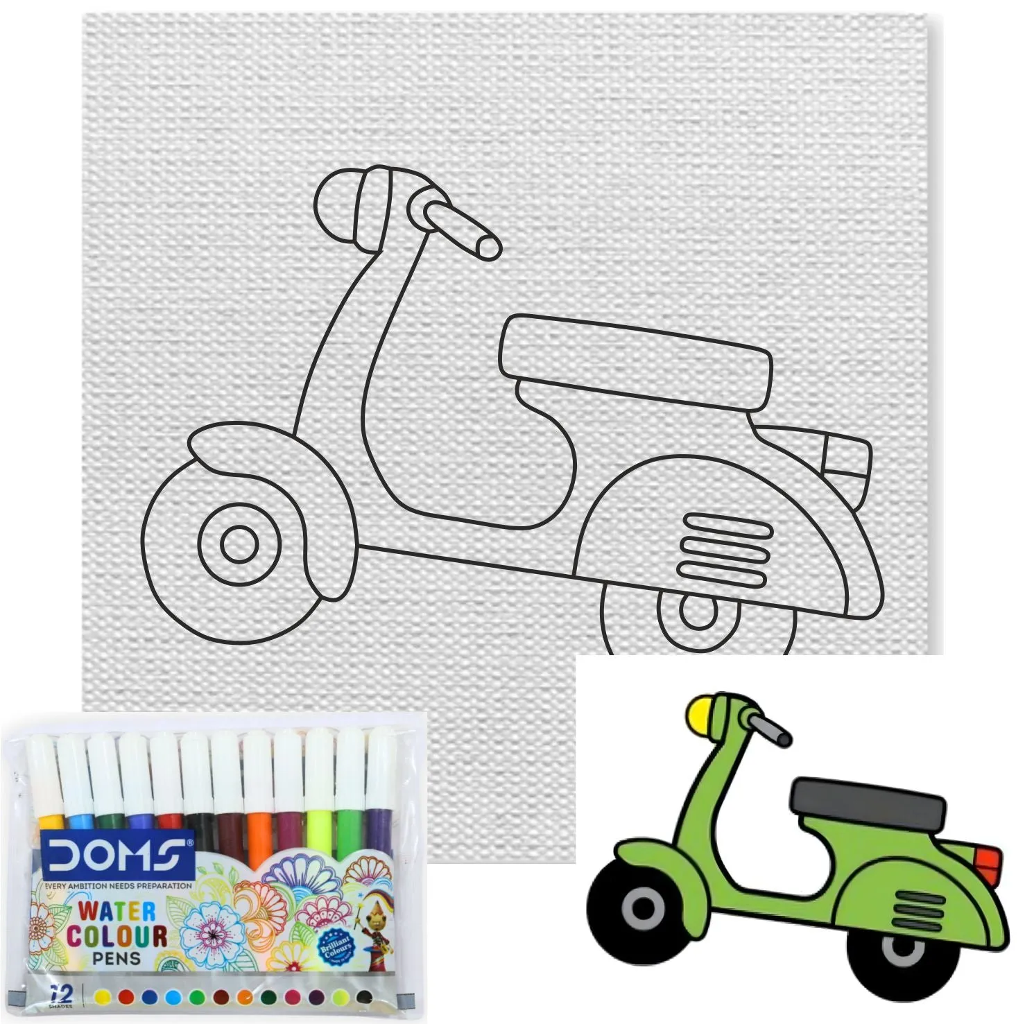 Scooter Canvas Kit