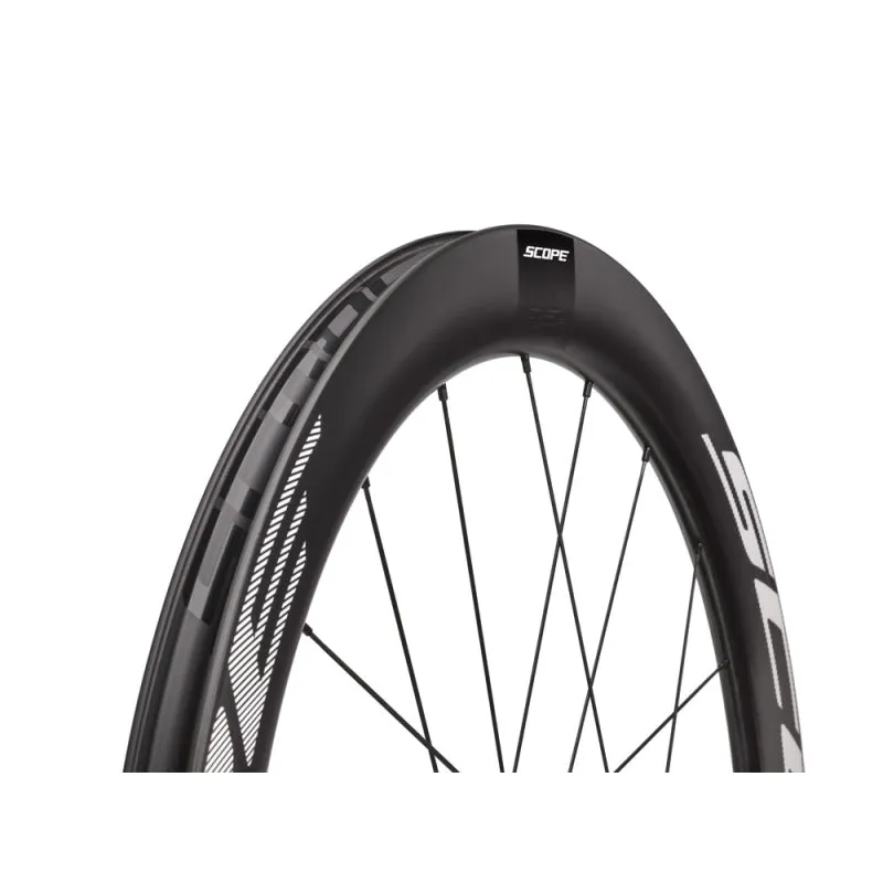 Scope R5.A Disc Brake Wheelset Shimano HG With White Decals