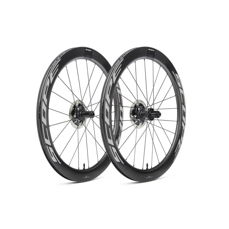 Scope R5.A Disc Brake Wheelset Shimano HG With White Decals