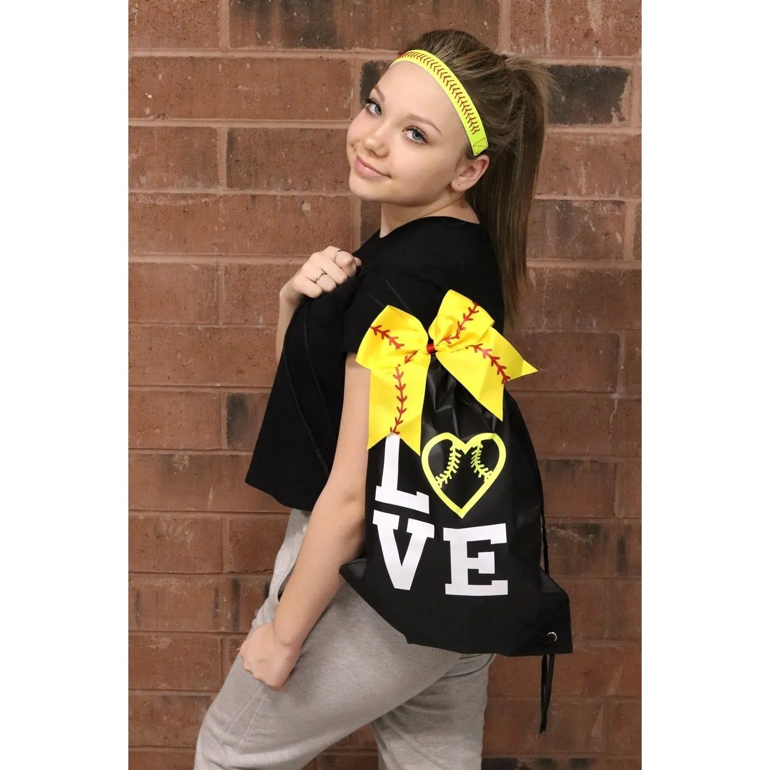 Softball Seam Sports Ribbon - 5 Yards