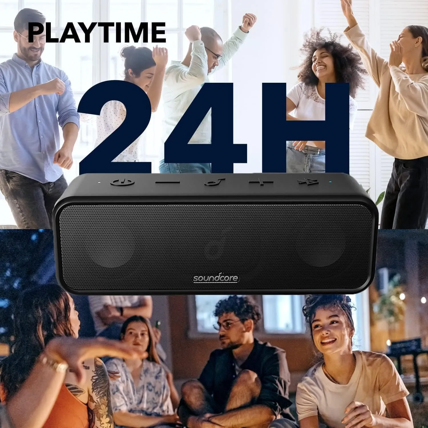 Soundcore 3 by Anker, Bluetooth Speaker - IPX7 Waterproof