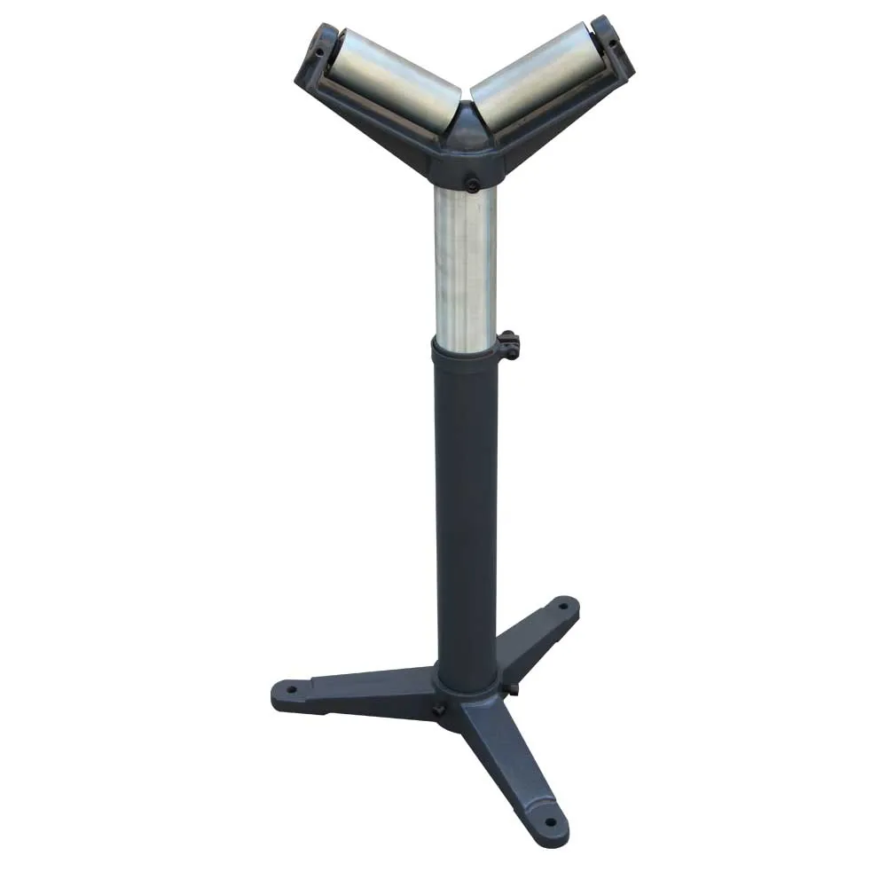 Stands and Supports RV-1100,Pipe Stand V head Roller Super Duty Adjustable 24-Inch to 43-Inch Tall