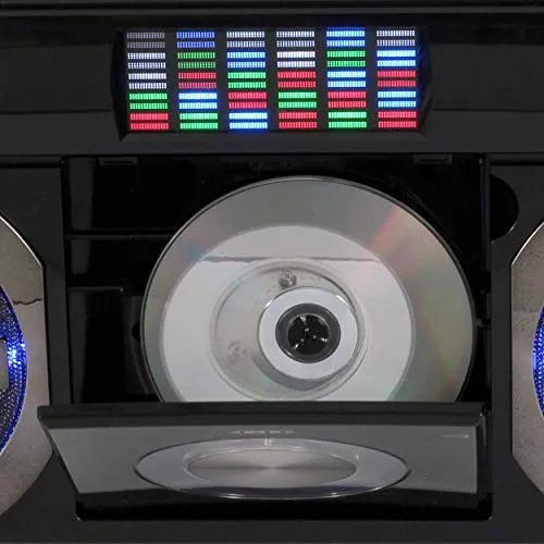 Studebaker 80's Retro Street Bluetooth Boombox with Radio, CD Player